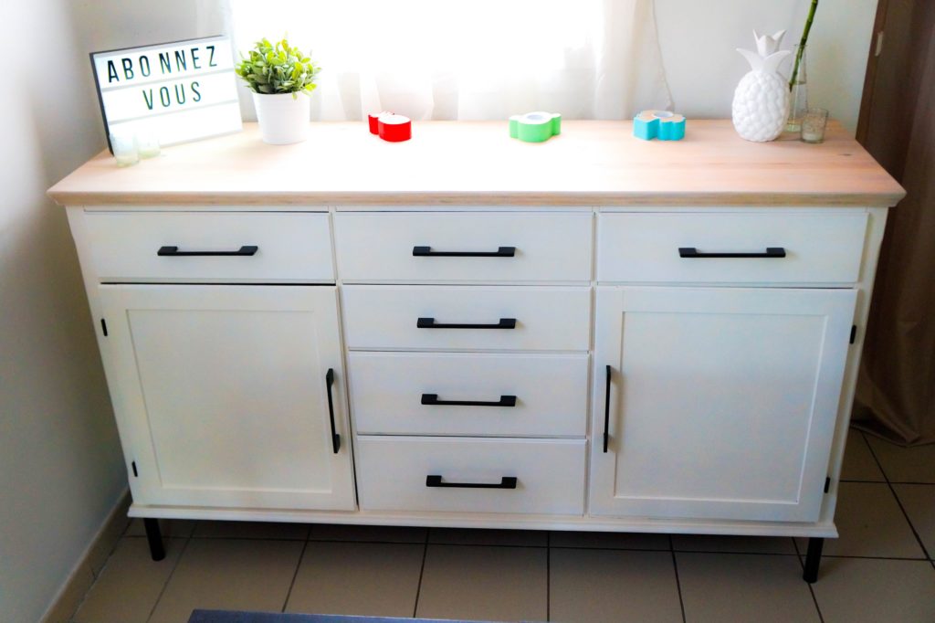 Relooking d'un buffet en bois de chez Ikea [TUTO]